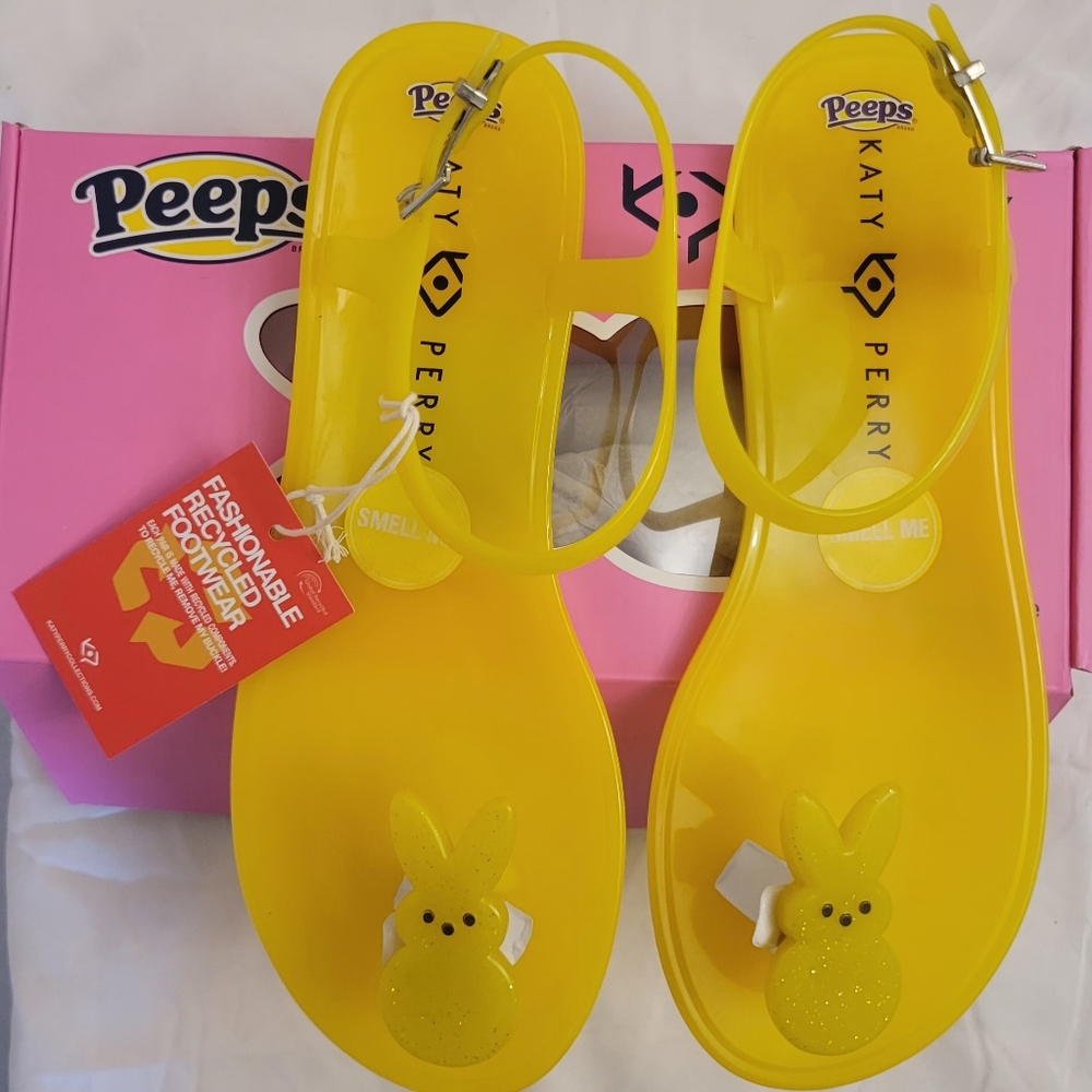 Katy Perry Collections Yellow Sandals Sunny Beach Style